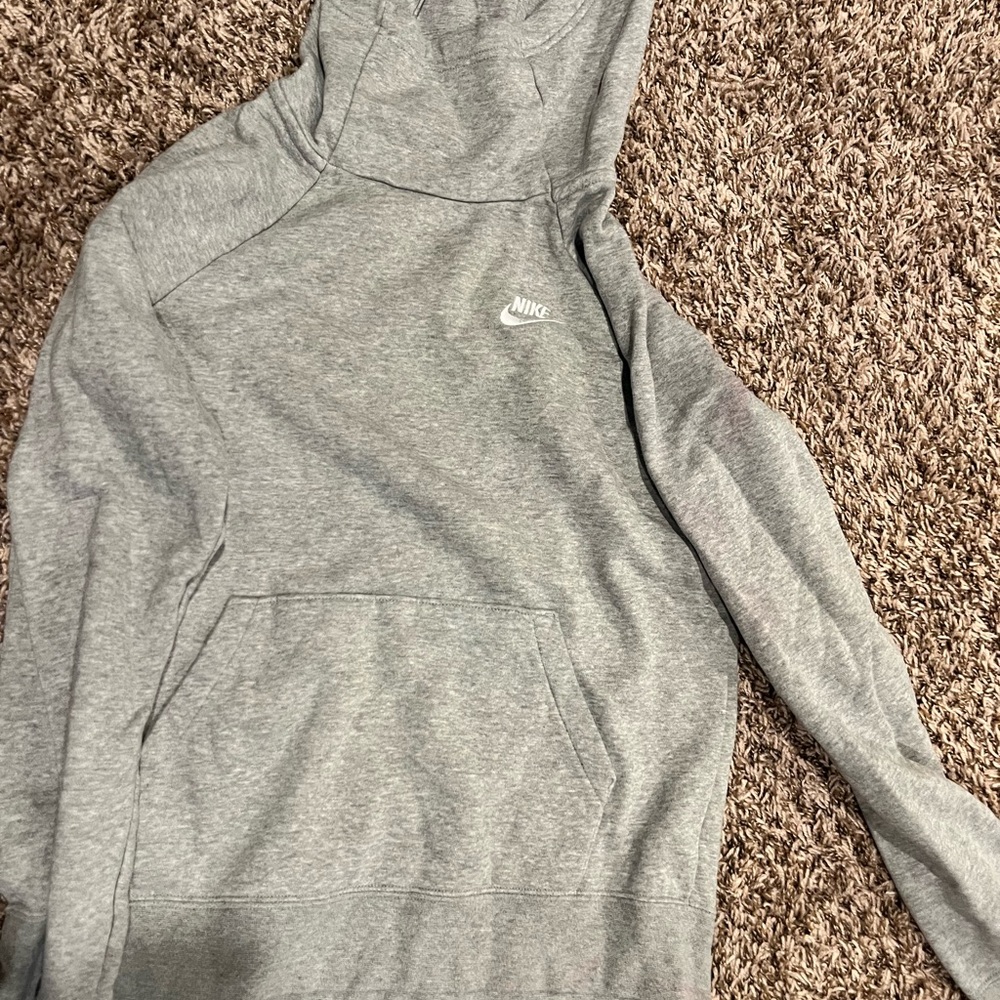 Nike Heather Gray Pullover Hoodie